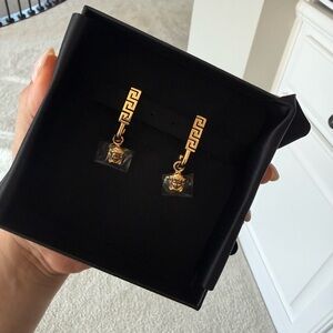 Versace Gold Medusa Earrings
